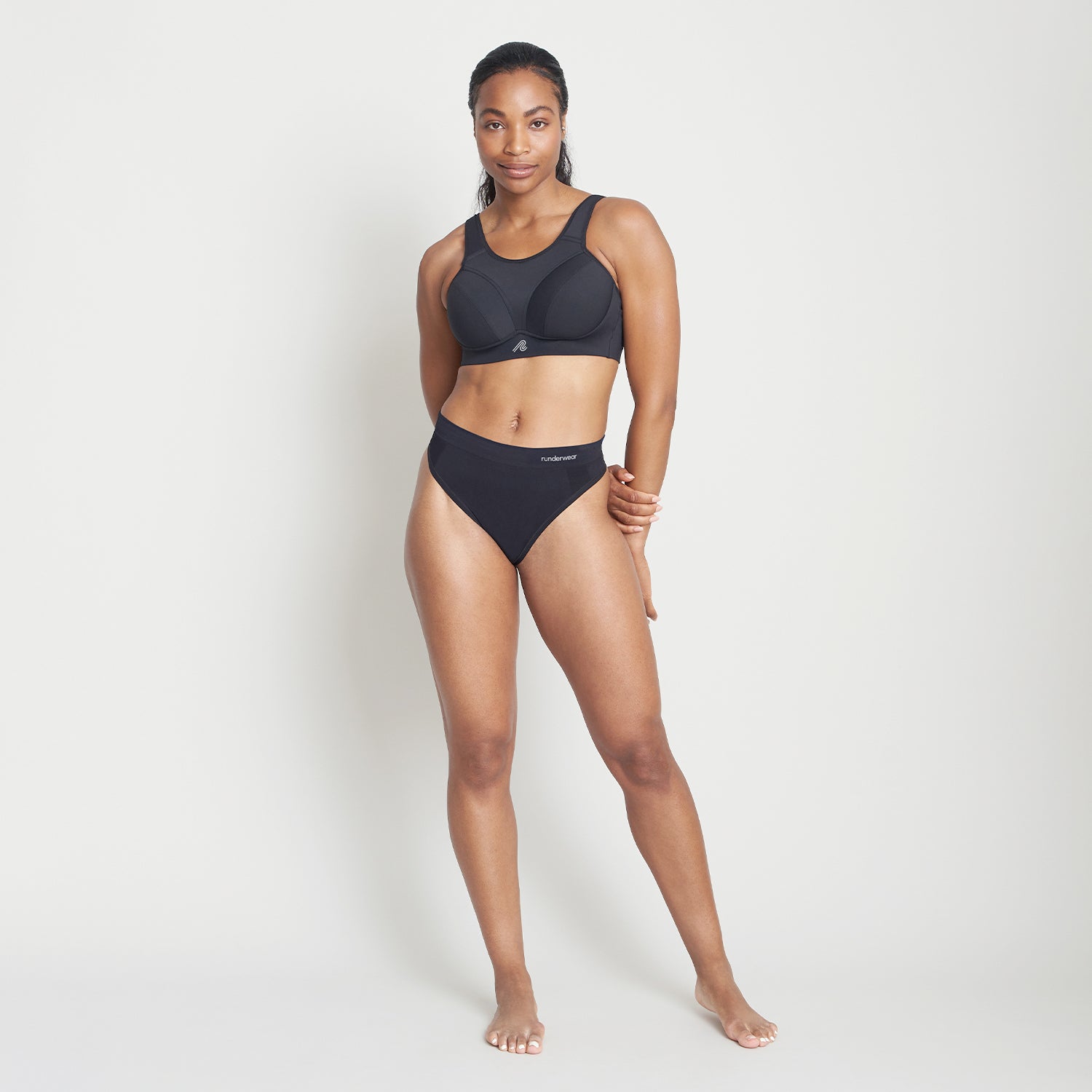 Women’s Power Running Bra - Black