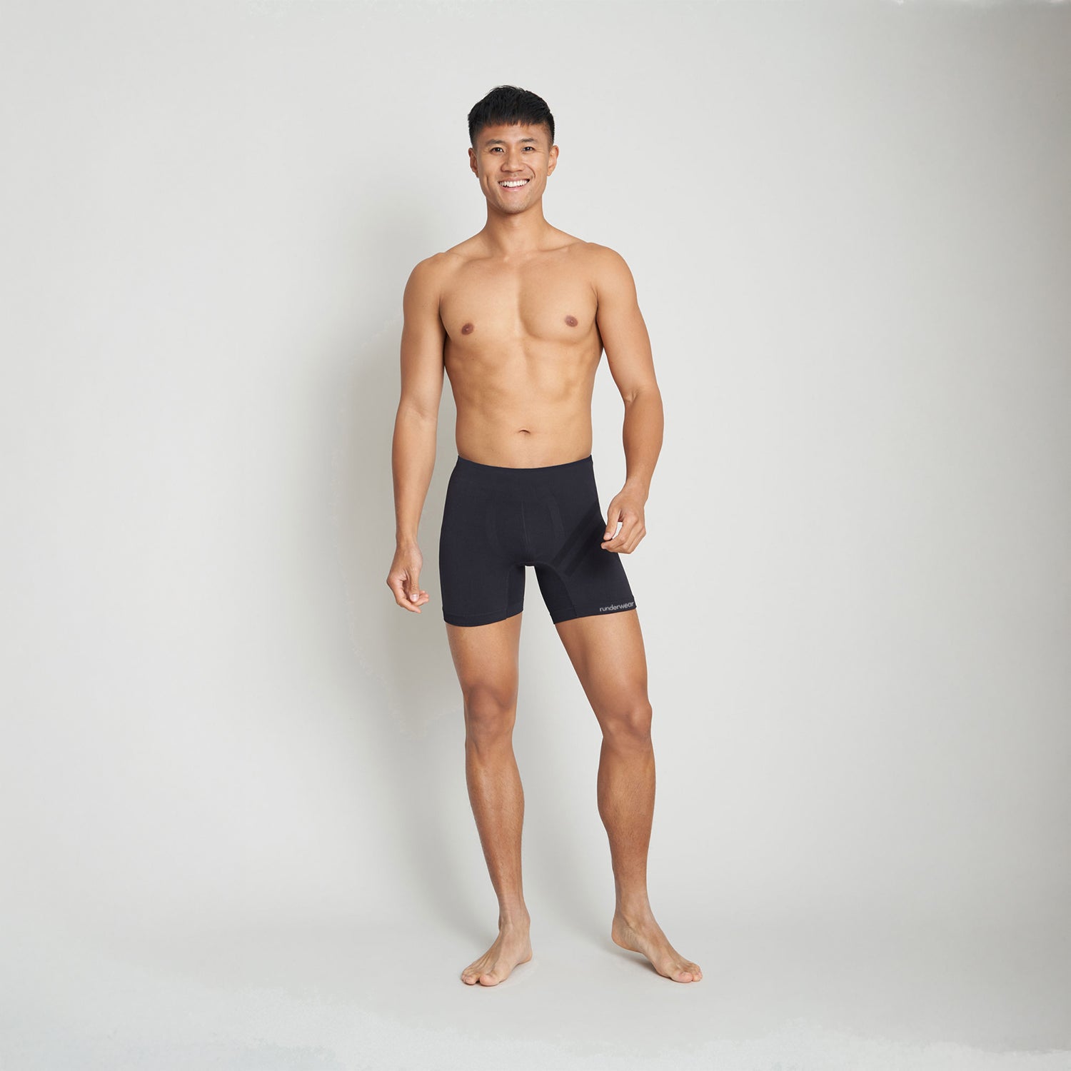 Men’s Running Boxer Shorts – Black