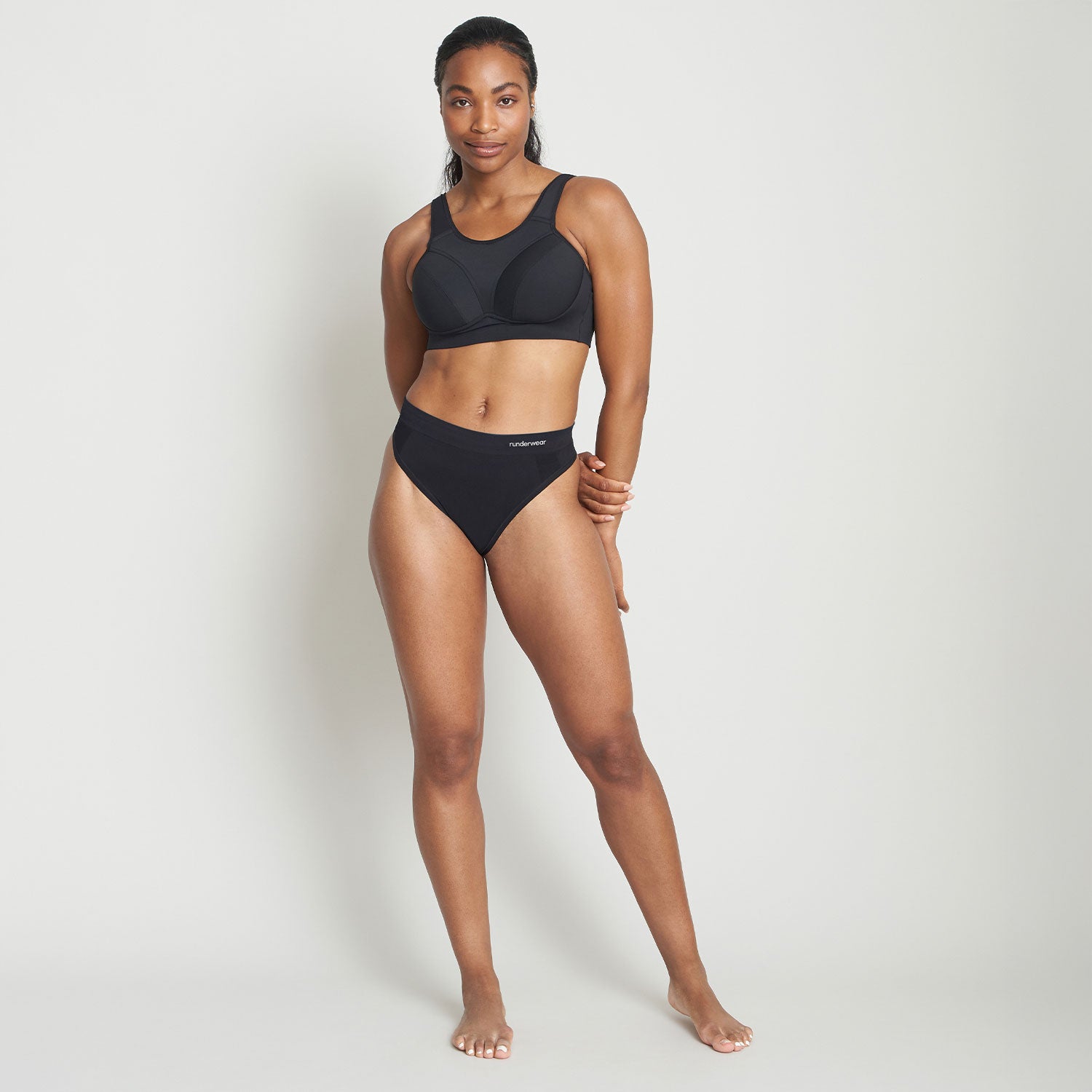 Women's Running G-String - Black